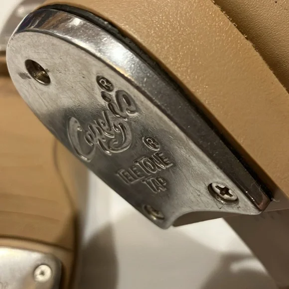 EUC Sz 5W Capezio leather tan tap shoes - Picture 10 of 13